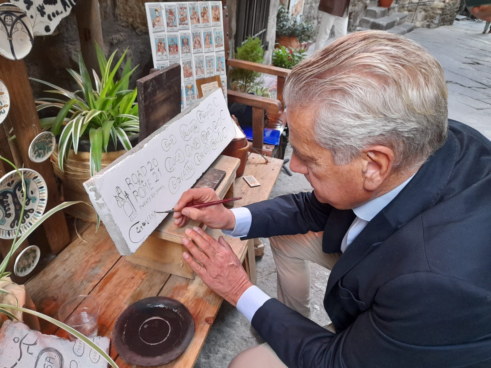 Pilgrims of the Via Francigena, a Signature in History