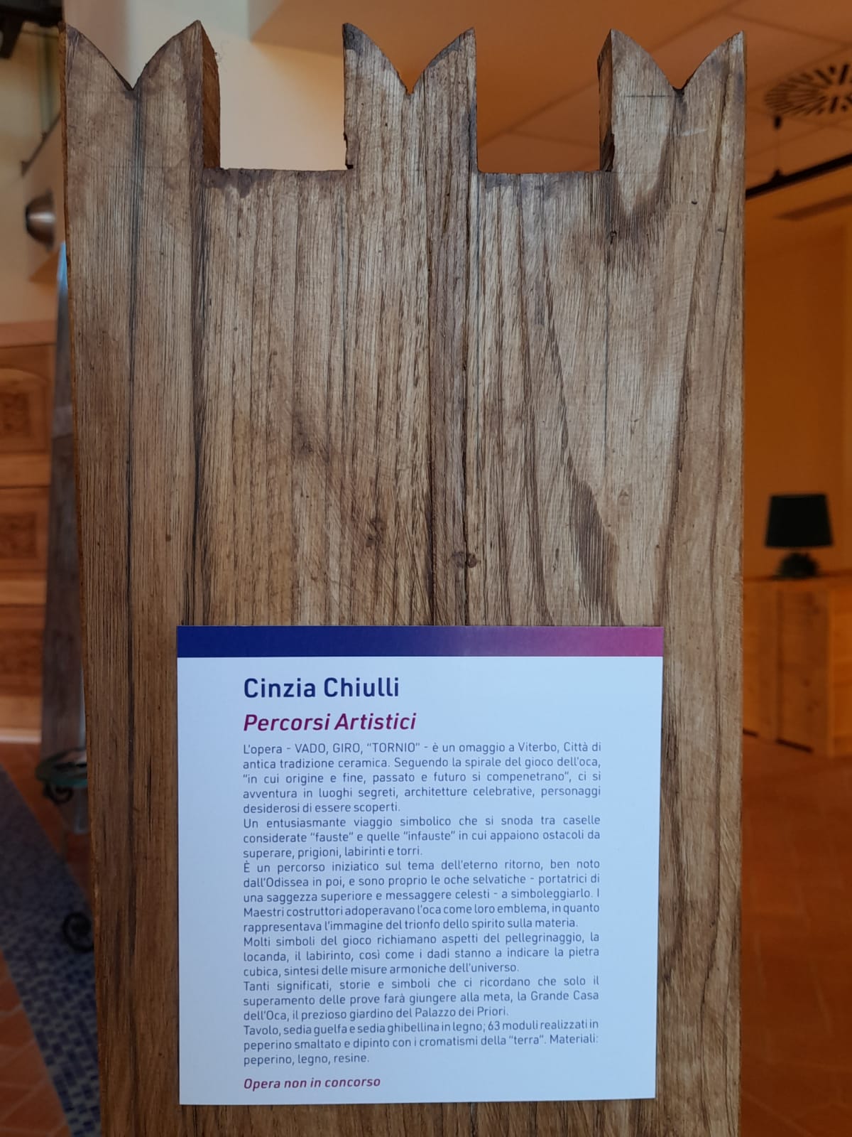 Cinzia Chiulli - I GO, I TURN, "TORNIO"